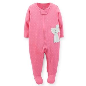 🍊5/$25 Carter's Newborn Pink Cotton Footies